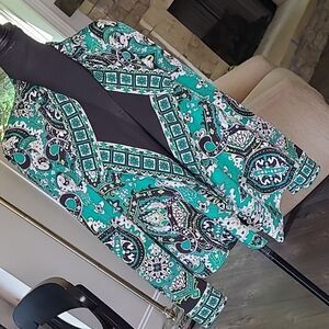 Chico's sz 2 dress jacket.unusual front lapels